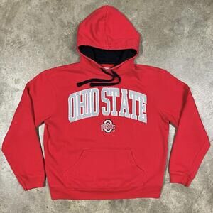 Ohio State Buckeyes Hoodie Varsity Authentic Apparel Sz M Sweatshirt Embroidered